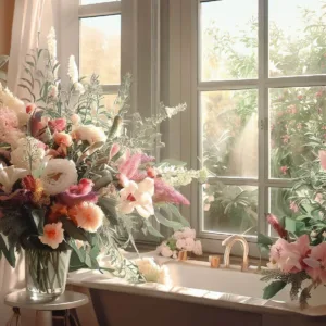 Jakie kwiaty do łazienki z oknem
